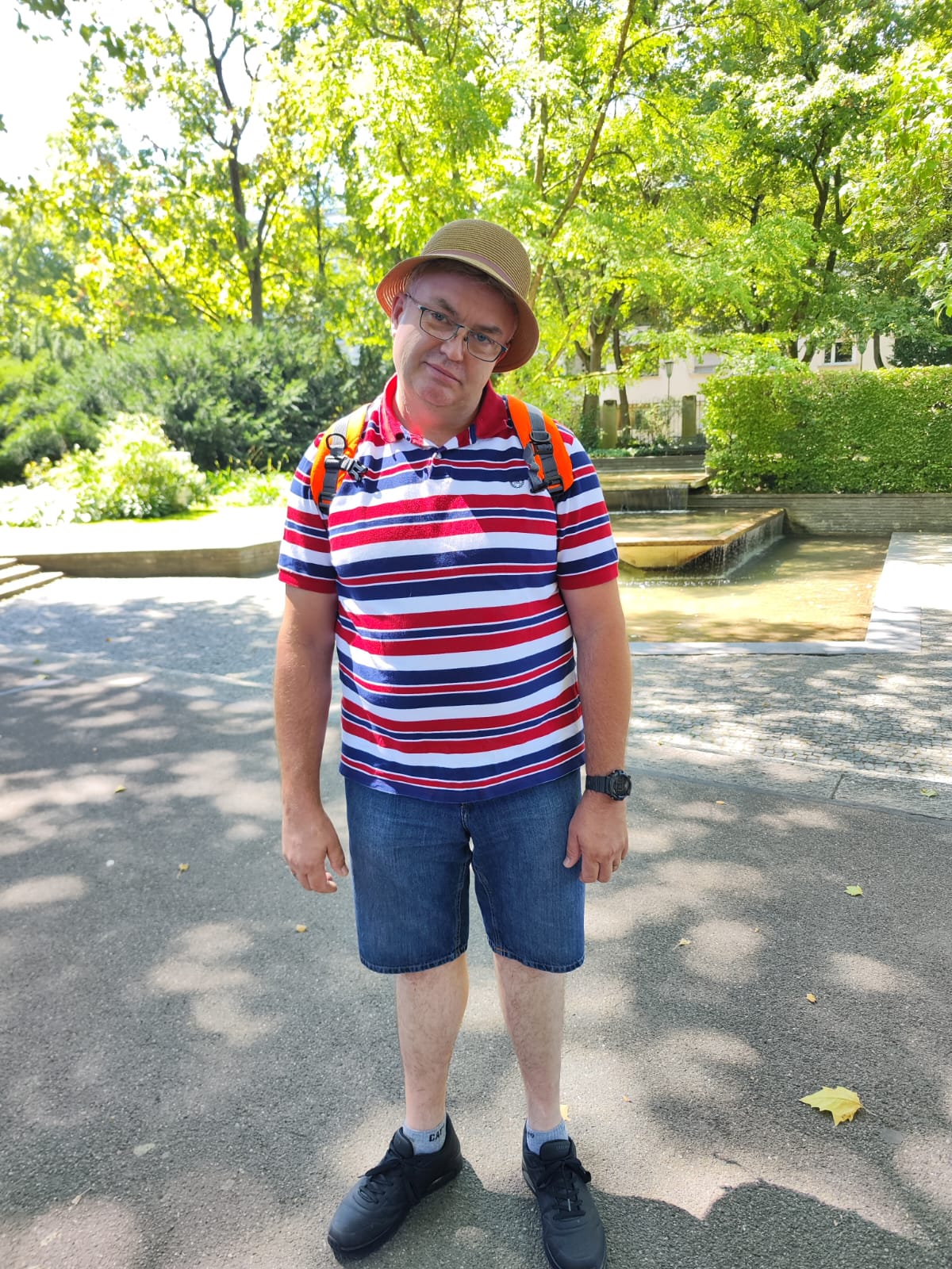 Papa unterwegs